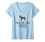 Photo Gallery donna cane corso lover proud cane corso mama maglietta con collo a v Photo Gallery donna cane corso lover proud cane corso mama maglietta con collo a v