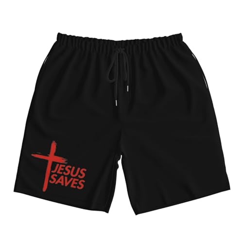 Christian Cross On The Field Men's Quick-Dry Board Shorts 7