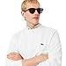 Lacoste Men's Classic Fit Fleece Sweatshirt, White, X-Large