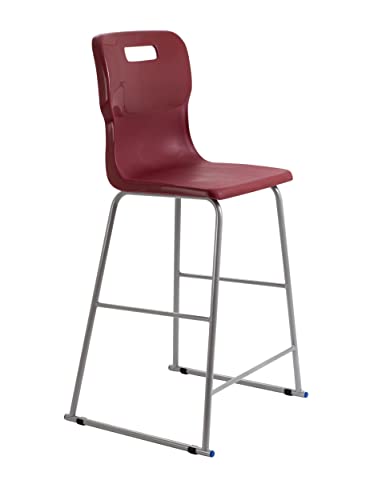 Titan Classroom High Chair-Size 6, Ages 13+, Burgundy, 53 x 55 x 102 cm