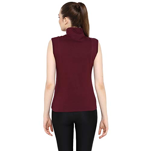 Image of Ap'pulse Women's Sleeveless 1 /4 Zip Hineck Tshirt(Pack of 2)