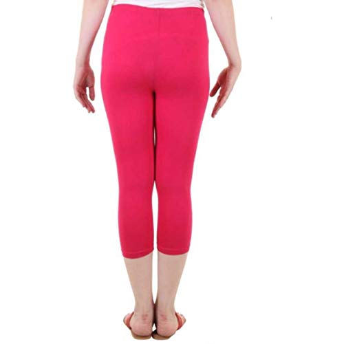 Image of PI World Women's Calf Length Cropped Leggings Cotton Lycra Fabric Slim Fit 3 /4th | Pants