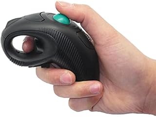 welspo Wireless USB Handheld Finger Trackball Mouse with Laser Pointer