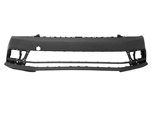 BUMPERS THAT DELIVER - Primered, Front Bumper Cover Fascia Compatible with 2015 2016 2017 2018 Volkswagen VW Jetta 15 16 17 18, VW1000220