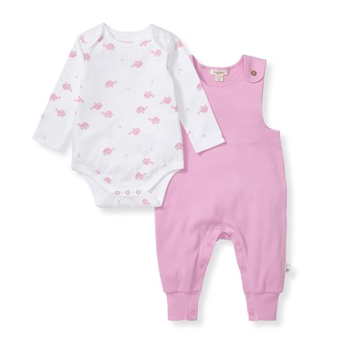 Image of Burt's Bees Baby Unisex Bodysuit and Pant Set, 100% Organic Cotton