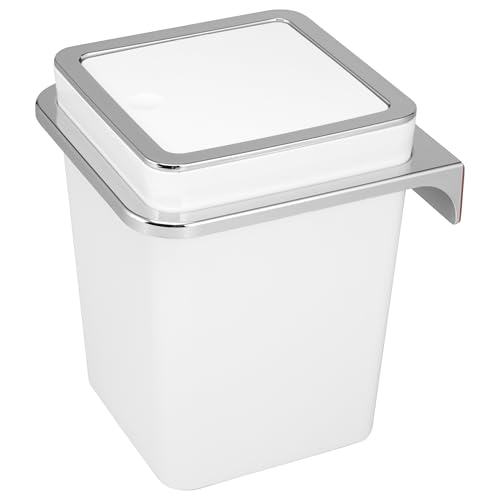 Poubelle de salle de bain murale bremermann pour stopper l'encombrement au sol et faciliter le ménage