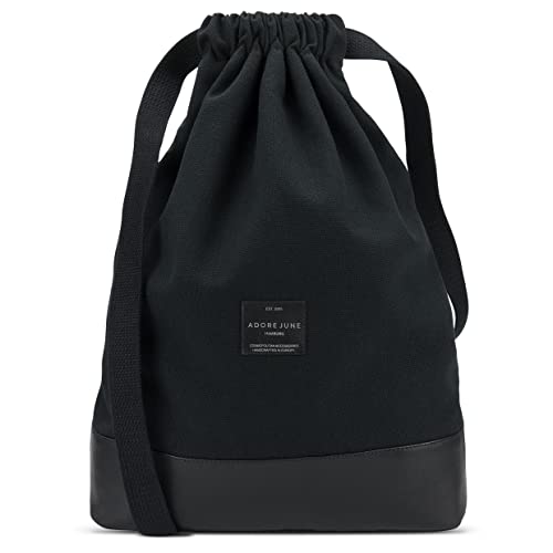 Adore June Daypack Bob Moderner Rucksack Turnbeutel Gymsack für Sport, Reisen und City, Gefütterter Damen & Herren Sportbeutel mit Innentasche und Reißverschluß-Sicherheitstasche