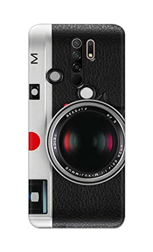Image of Printed Hard Back Cover Case for Mi Redmi 9 Prime Back Cover (Vintage Camera) -702
