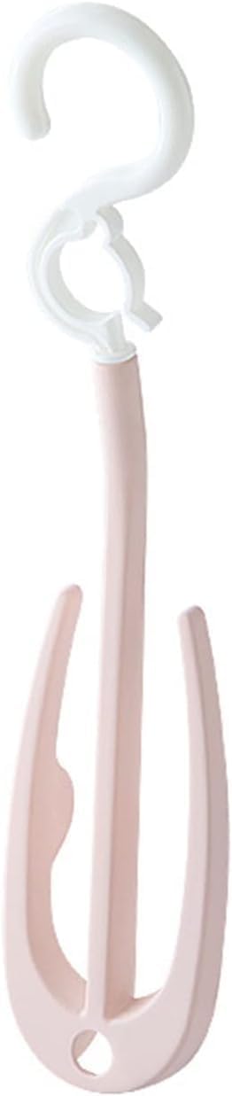 Shoe Slots, Shoe Holder Multifunctional Rack Drying Hanger Home Shelf Stand Creative Storage(Pink)