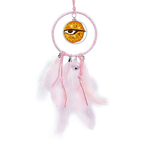 Capteur de rêve œil totem Égypte avec cloche suspension déco chambre coucher