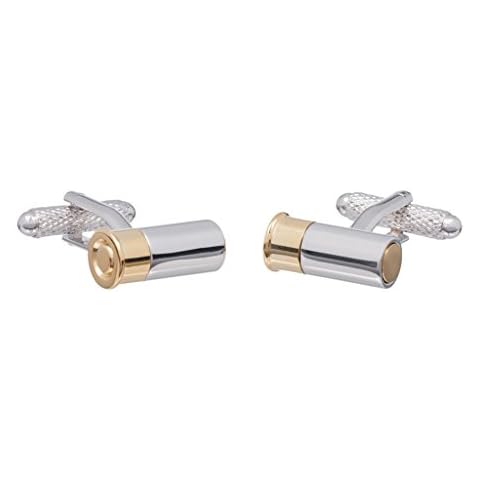 Shotgun Cartridge Cufflinks Presented In Onyx Art London Cufflink Gift Box Cover