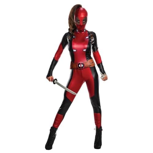 Rubies - Disfraz de Deadpool para Mujer Multicolor Large