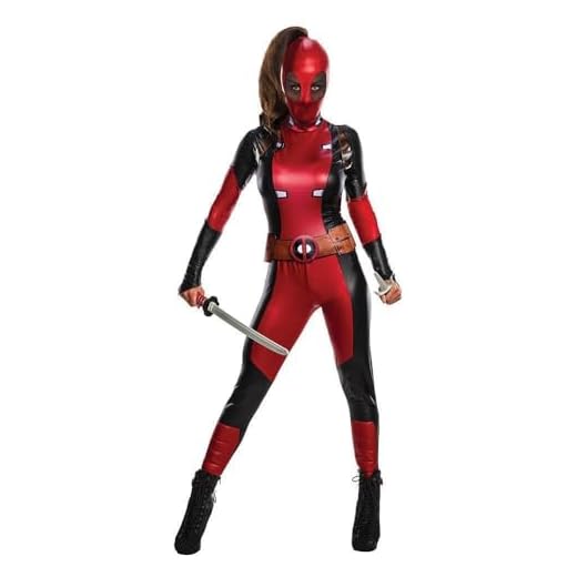 Rubies - Disfraz de Deadpool para Mujer Multicolor Large