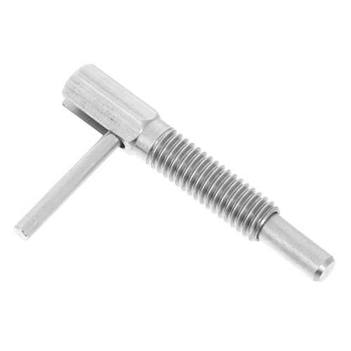 Plunger Pin Positioning Pin Indexing Plunger Spring-loaded Plunger Lock-out Retractable Spring Plunger Spring Pins Retractable Plungers Metal Locking Pin Dark Grey Carbon Steel OSOLADY