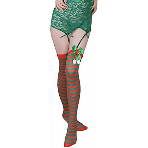 Lidogirl Thigh High Stocking Christmas Cosplay Hosiery Sheer Pantyhose Grey 013 Cover