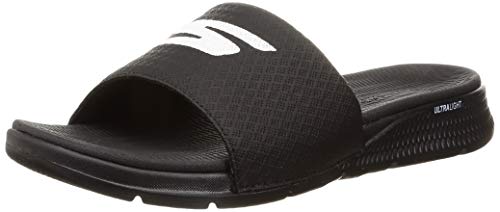 Skechers 229032, Slides Hombre, Negro, 42 EU