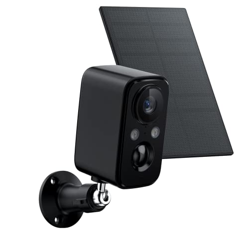 IHOXTX Security Cameras Wireless Outdoor, Flood Light Solar Cameras for