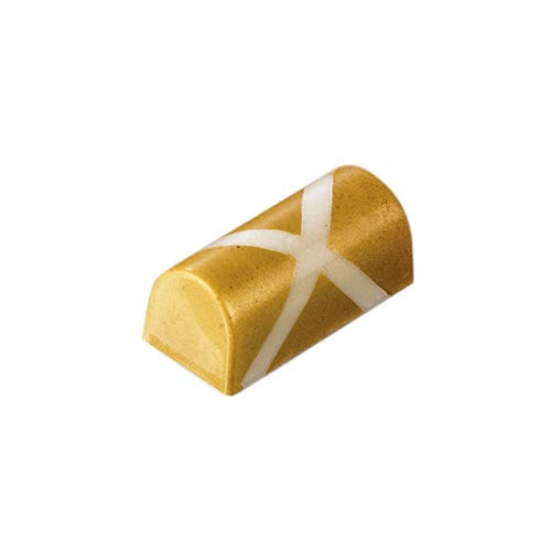Polycarbonate Chocolate Mold, Half-Round Bar (Log) 39mm