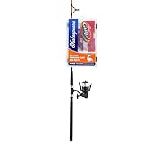 Shakespeare Catch More Fish Spinning Reel and Fishing Rod Combo with Kit
