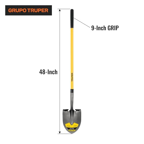 Pala profesional Truper Tru Pro con mango de fibra de vidrio de 48 pulgadas miniatura 2