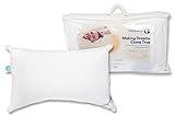 Continental Bedding - Siberian White Goose Down Pillow - Standard Size Luxury Pillow for Sleeping -