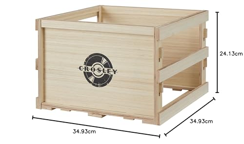 Caisse de rangement pour disques vinyles protégeant 60 albums - 2