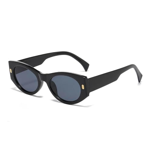 Fashion Cat Eye Women Luxury Sunglasses Retro Rivets Men Gradient Uv400