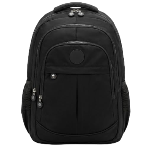 Mochila Adulto Juvenil Em Nylon Tactel Espaço Para Notebook (preto)