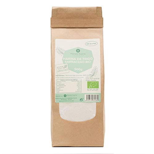 Harina de Trigo Sarraceno Sin Gluten Eco Planeta Huerto 500 g