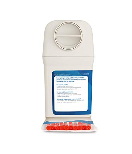 UltiCare VetRx U-40 UltiGuard Safe Pack Pet Insulin Syringes 1/2cc, 29G x 1/2\", 100 ct