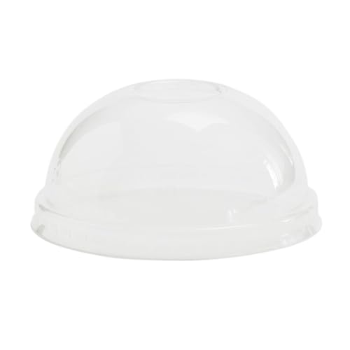 Vegware 90 Compostable Food Bowl Lids, Case of 1000, Cold Food Some Top Fits all 90-Series Containers, Plant Based PLA Plastic, Disposable