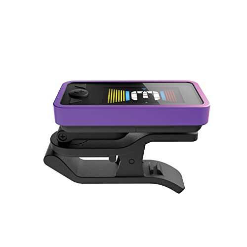 Image of D'Addario Eclipse Headstock Clip On Guitar Tuner, PW-CT-17PR, Purple