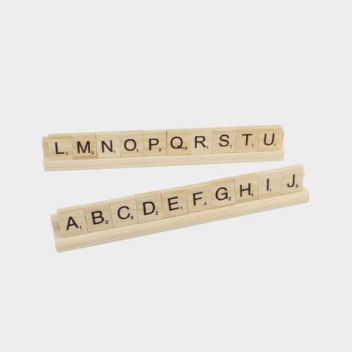 Bandejas de Domino de Madera 4 Piezas 7.48 Pulgadas miniatura 4