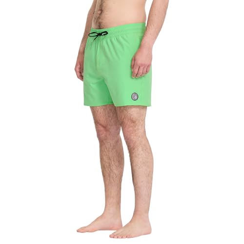 Short de bain Volcom Lido Solid 16'' L pour homme en noir - 5