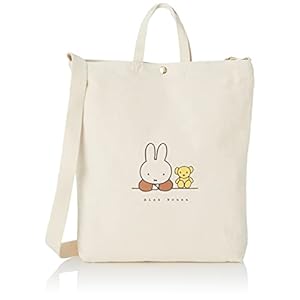 ［ハピタス］ Miffy ミッフィー しっかり帆布トートショルダーバッグ HAP6017 B131.ミッフィー＆ベア" 
