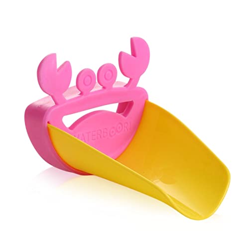 Extensor de Grifo para niños bebés Niños - Juego de 1 Extensores de Animales para lavamanos del lavamanos de Las Llaves Grifo Divertido (Cangrejo)