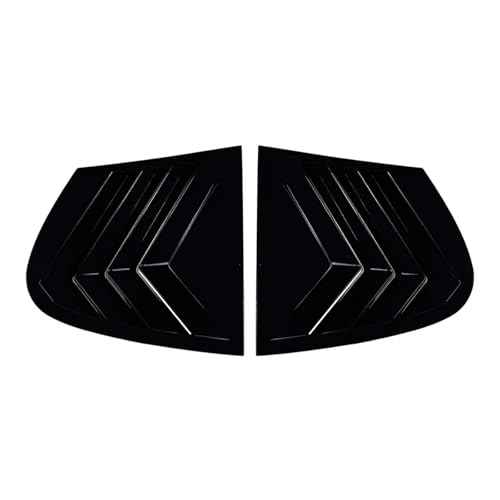 Garniture persienne de fenêtre pour BMW E87, habillage de volet haut de gamme noir brillant