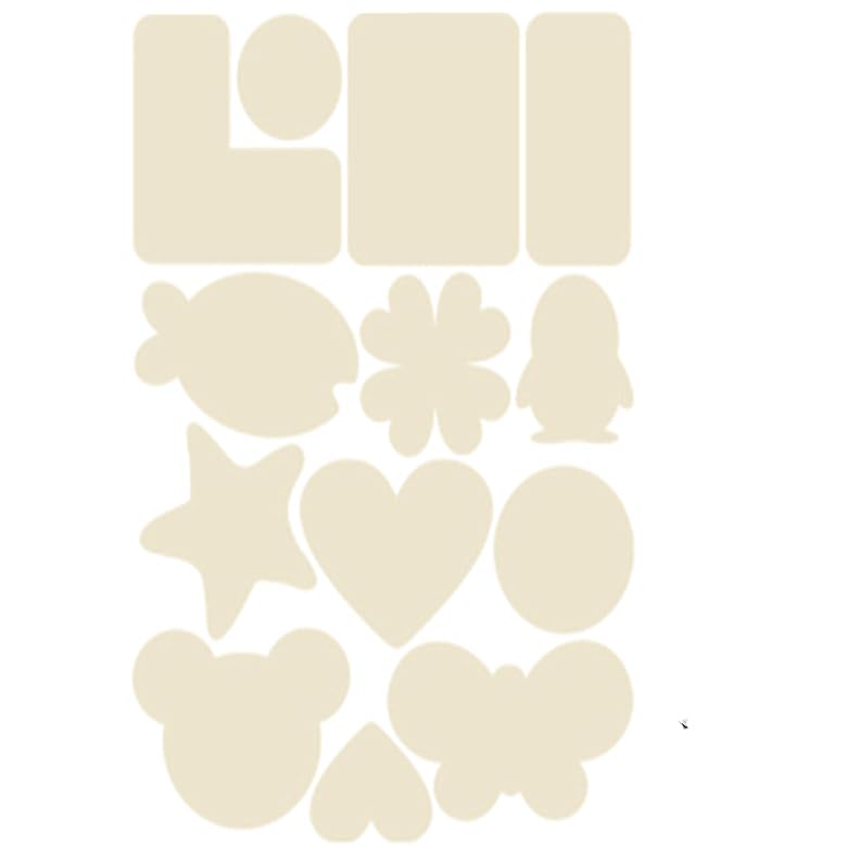 INF 5 Sheets Self-Adhesive Nylon Repair Patches for Clothes, Sleeping Bag, Tent, Down Jacket Repair Patches Beige