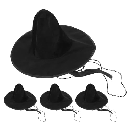 Chapeau coréen traditionnel noir vintage d'opéra masculin léger pour cosplay