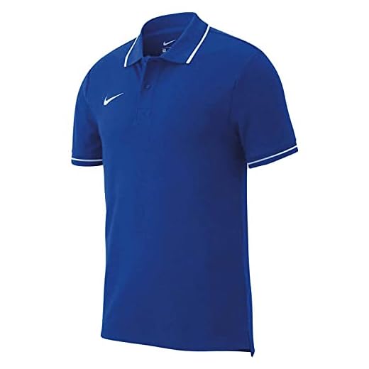 Nike Team Club 19 Polo, Hombre, Royal Blue/White, S