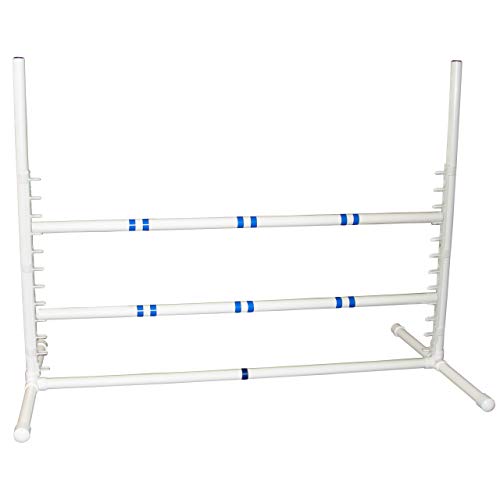 Affordable Agility White Competition Style Adjustable Jump