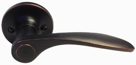 eBuilderDirect Dark Oil Rubbed Bronze Dummy Right Handed Door Lever Handle Knob 836DBR