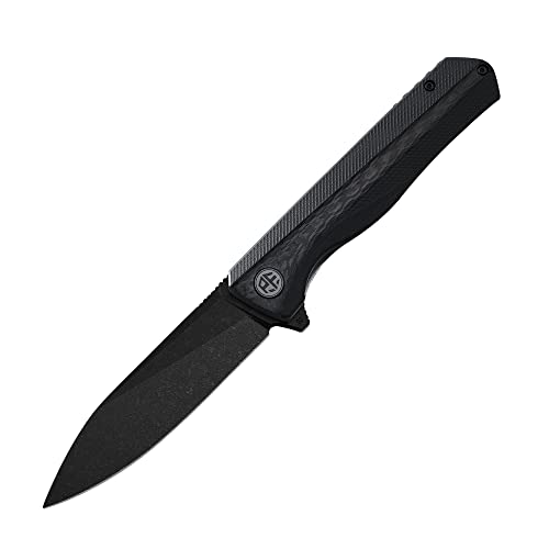 Image of Petrified fish PF818 3.54 inch D2 Steel Stonewashed Blade Pocket Folding Knife