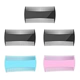 5 Pcs Double-Sided Fine Tooth Combs, dandruff comb for Hair, Pocket Comb for Beards & Mustaches”