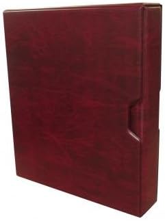 Chiltern 4-Ring Collectors Binder & Matching Slipcase - Red/Burgundy