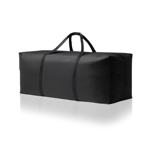 Waterproof Patio Cushion Storage Bag 173 × 51 × 76 cm Heavy Duty Oxford Outdoor Cushion Storage Bag Dustproof & UV Protection for Garden Use with Upgraded Fabric & Reinforced Zipper