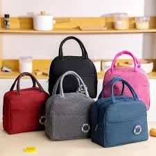 Image of PRM Insulated Lunch Bag for Women & Men - Durable, Stylish, and Spacious - Ideal for Office, School, and Picnic - Multiple Colors Available