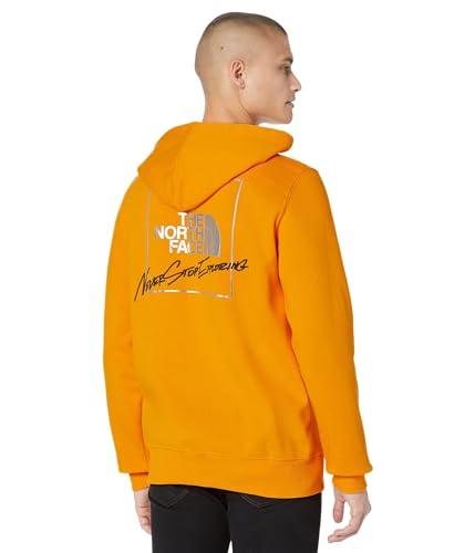 Image of THE NORTH FACE Men's Graphic Injection Hoodie, Cone Orange, XX-Large