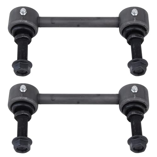Image of Detroit Axle - 8pc Front End Kit for 2006 Hummer H3, 2 Upper Control Arms with Ball Joint Assembly 4 Outer Inner Tie Rod Ends 2 Sway Bar End Links Replacement