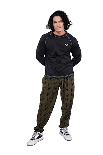 Men's Polar Fleece Pajamas, Soft & Warm Loungewear with Side Pocket, Lightweight, Cozy Sleepwear & Casual Wear